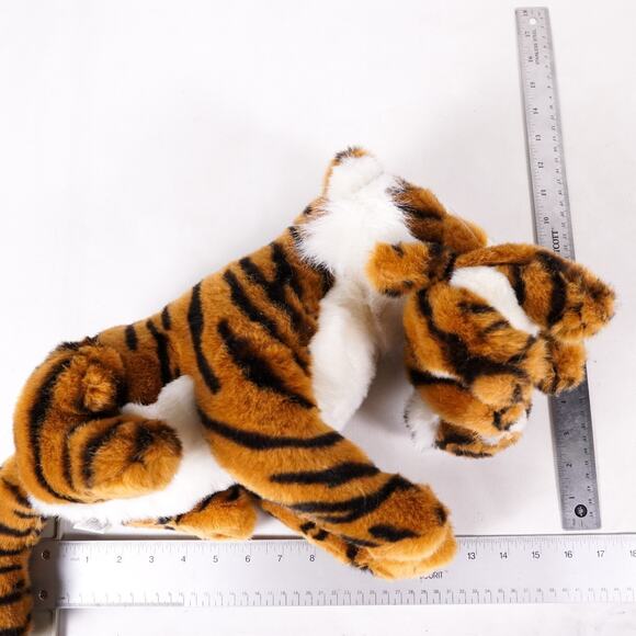 Tiger & Baby Cub Stuffed Animal Cat Plush Plushie Stuffie Purr-Fection MJC 1988 - Picture 13 of 14